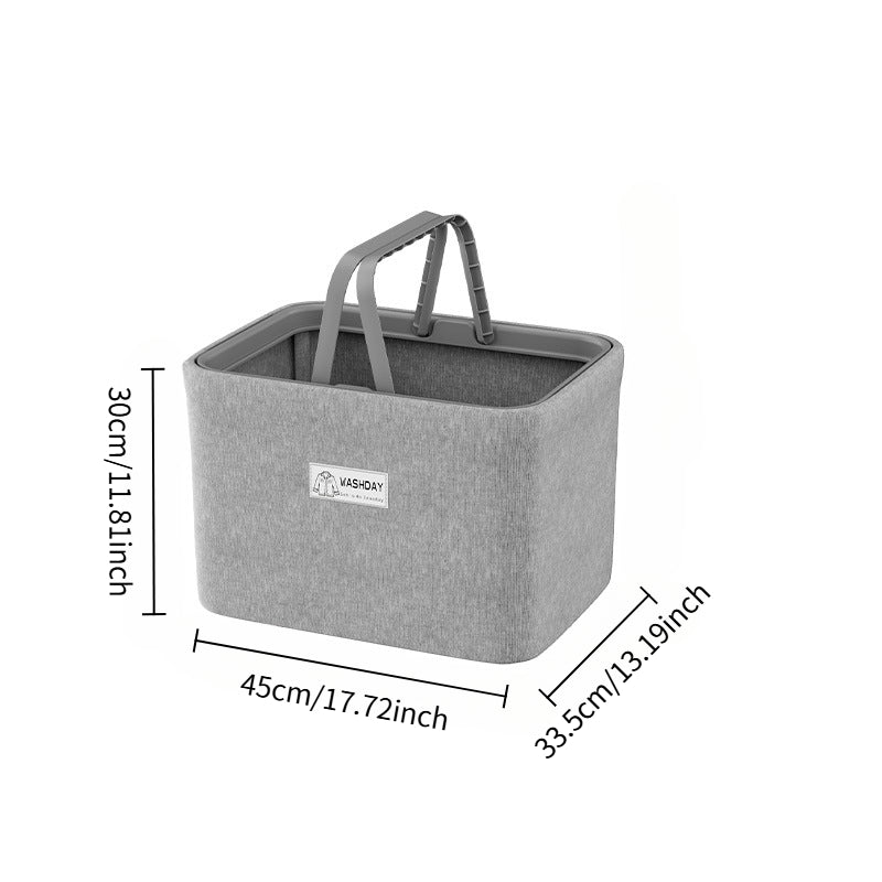 Washday Foldable Storage Basket with Handles