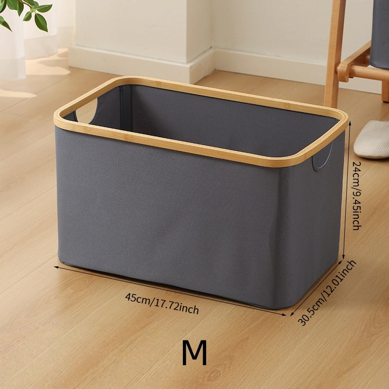 ZenHarmony | Natural Bamboo & Premium Oxford Fabric Organizer